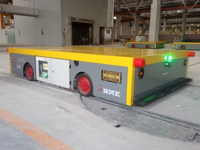 עגלת העברת רכבות אוטומטית של RGV לייצור מכונות