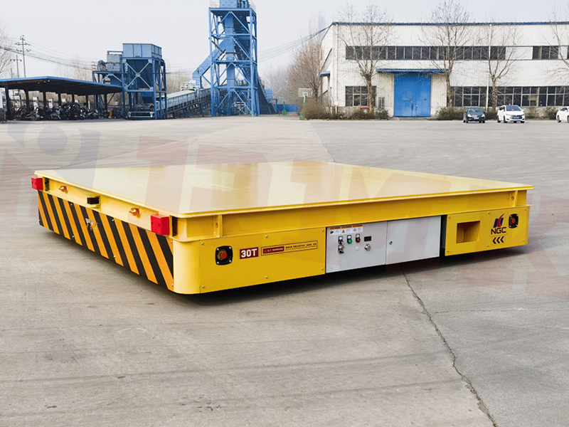 עגלת טיפול במפעל מנוע 30 טון עגלת העברת סוללות