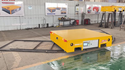 עגלת העברת מסילה בצורת קשת/S