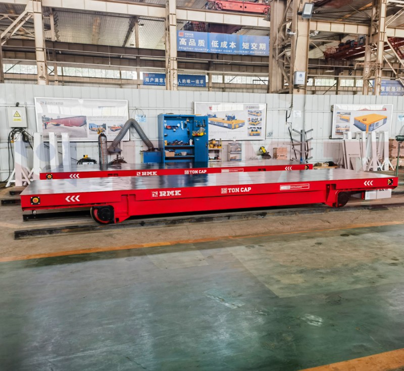 10 טון צינור פלדה עגלת העברת מסלול סוללות